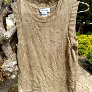 Calvin Klein silk tank